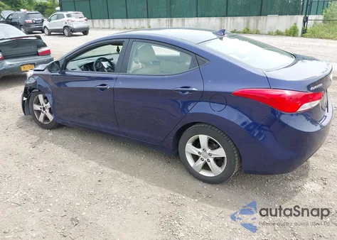 2013 Hyundai Elantra Gls from USA, damaged, VIN 5NPDH4AE8DH229420